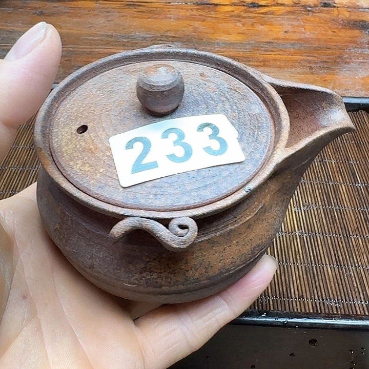 纯手工制作粗陶茶具