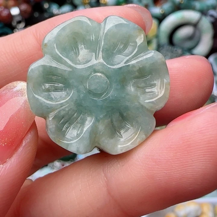 翡翠颈饰未镶嵌天然A货95