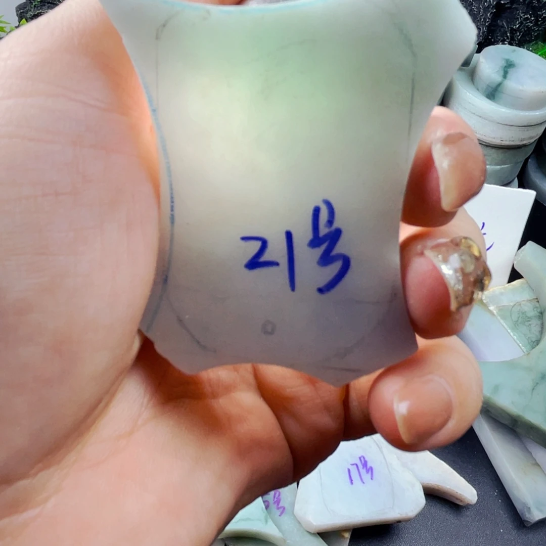 翡翠散珠天然翡翠A货边角料