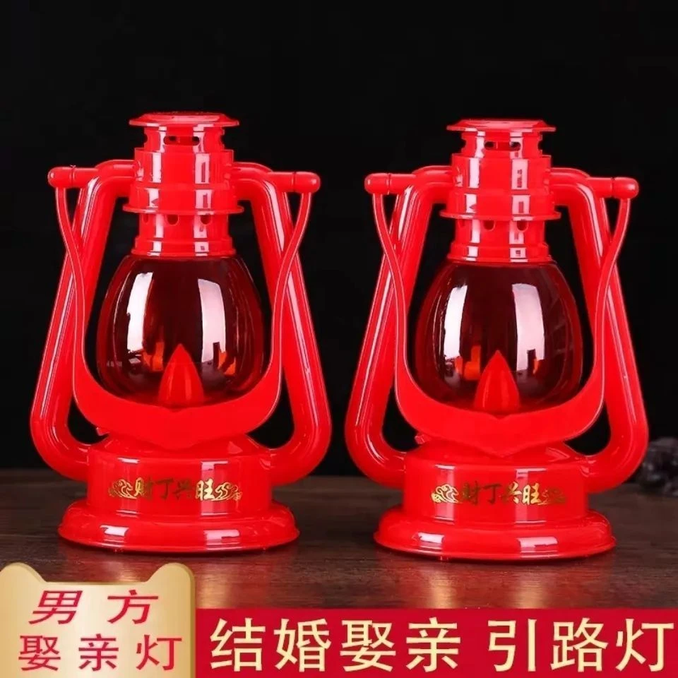 复古乔迁入宅结婚用品龙凤子孙灯5号电池灯保家灯马灯乔迁入伙灯