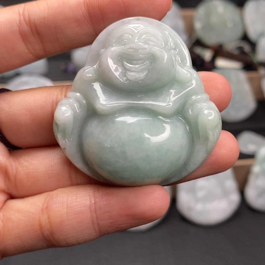 颈饰未镶嵌翡翠佛公