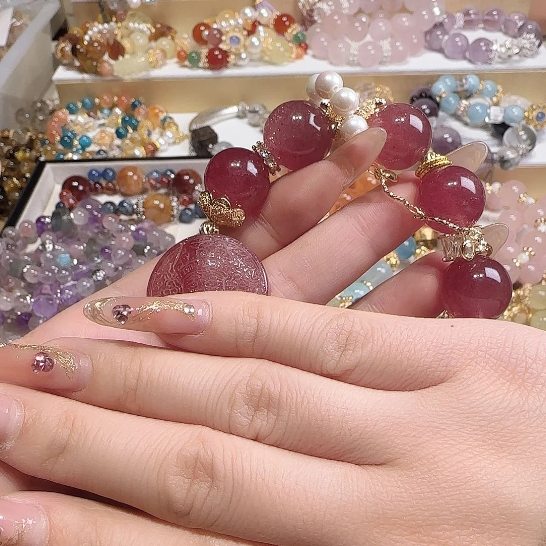 水晶手链未镶嵌k****k把