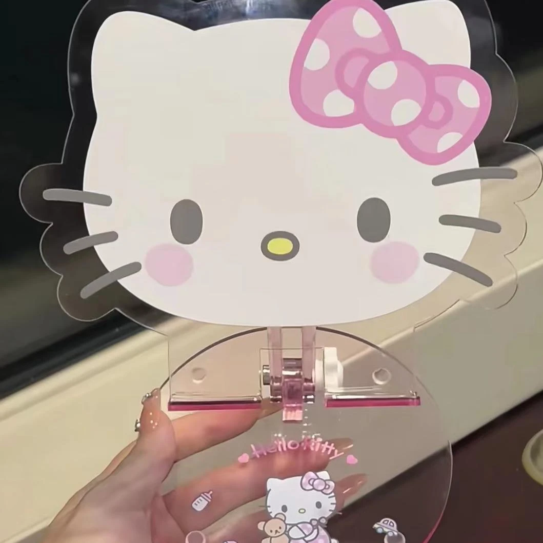 hellokitty可爱手机支架亚克力可调节追剧刷手机神器平板电脑通用