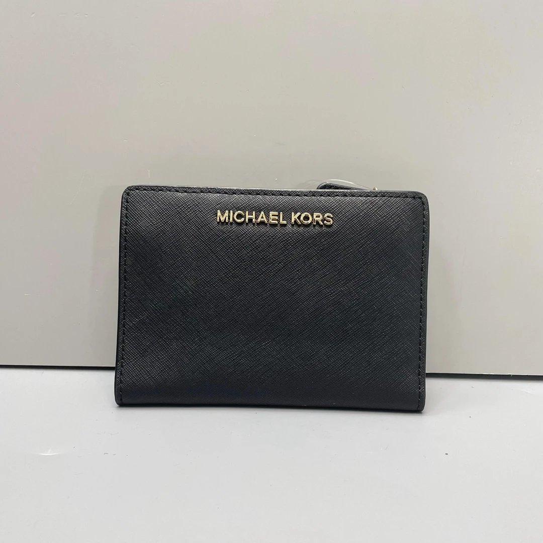 95新 MICHAEL KORS/迈克高仕 黑色卡包14*10*1cmD122814