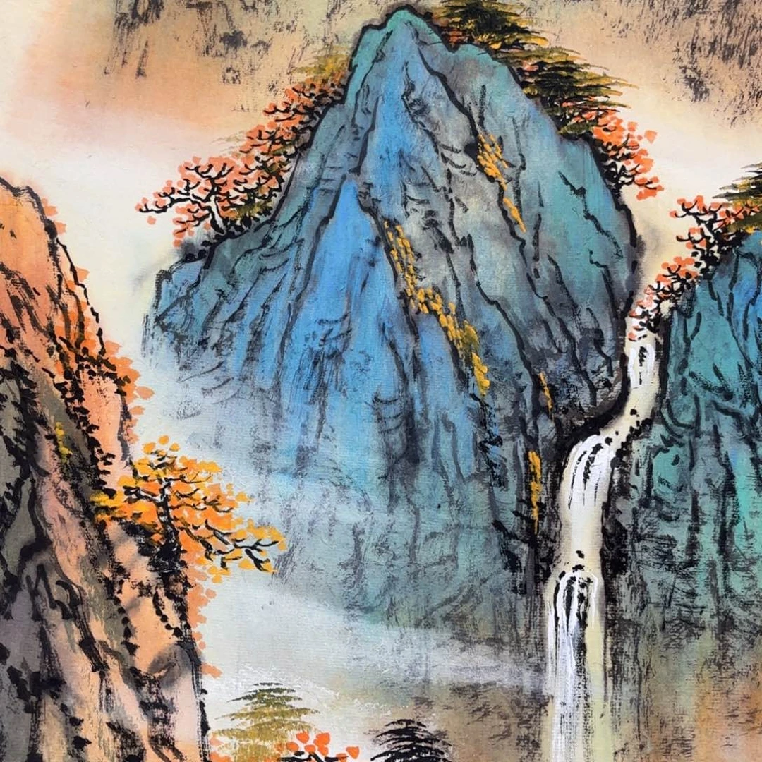 国画崛*刘儒樵绘画作品 婉。