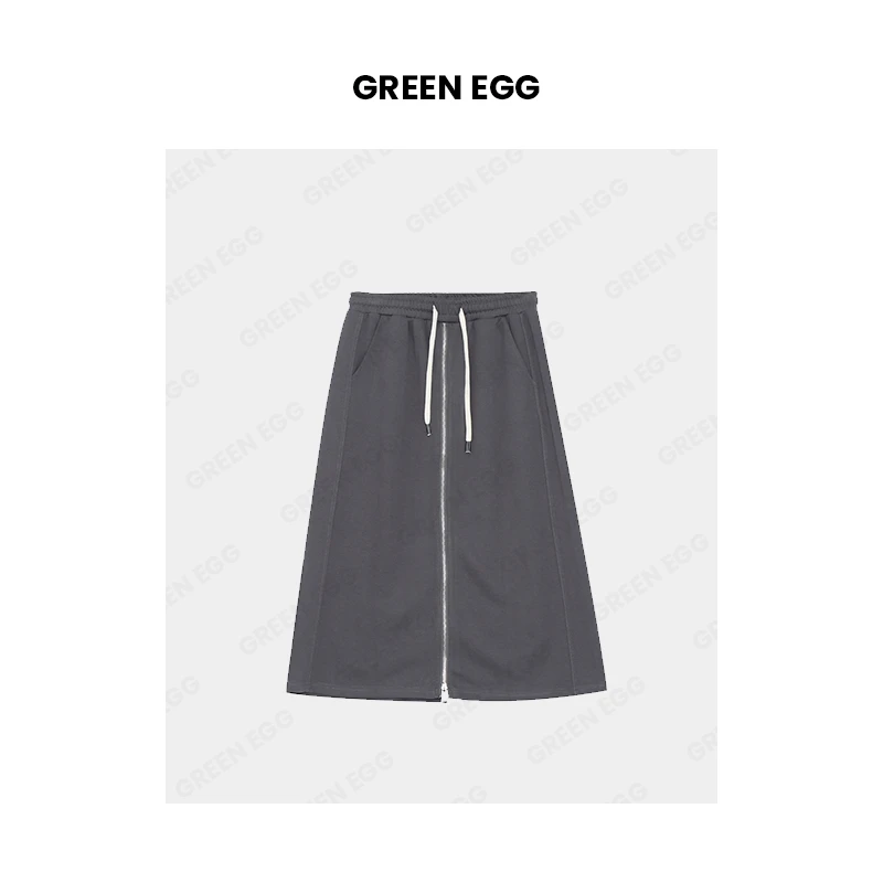 【年末狂欢】7688大码韩版拉链半身裙200斤新款韩版气质显瘦A字裙