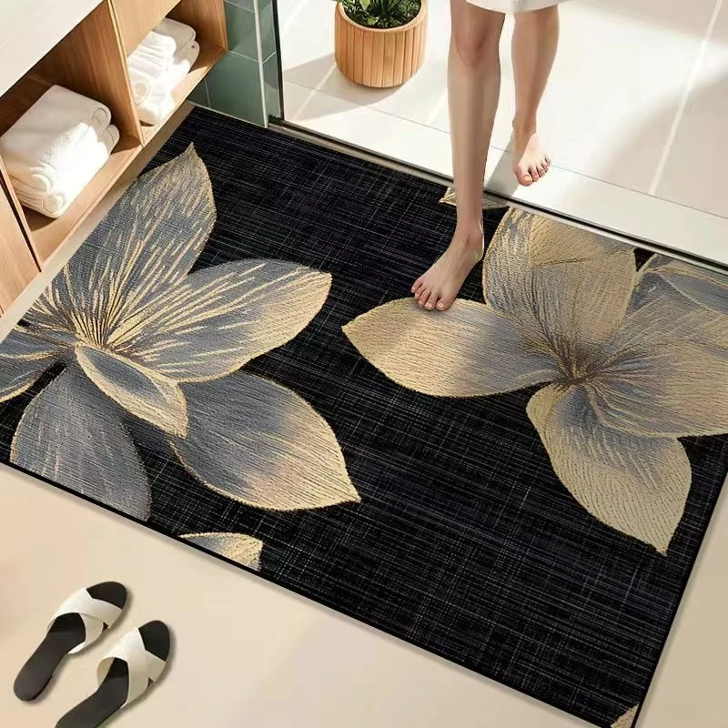 硅藻泥吸水脚垫防滑地垫地毯入户地垫浴室入户硅藻泥地垫卫生间