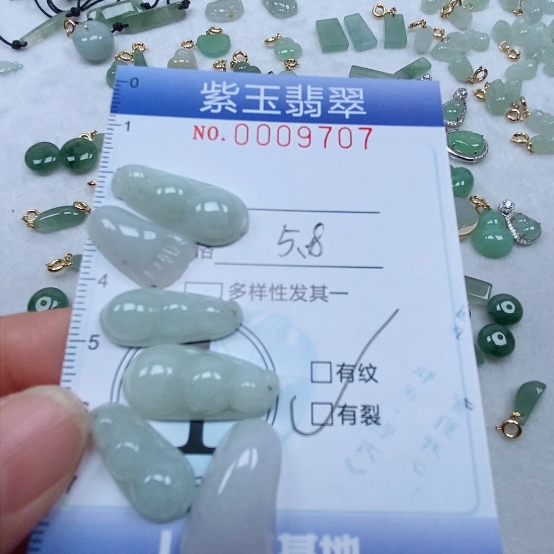 翡翠未镶嵌颈饰挂件