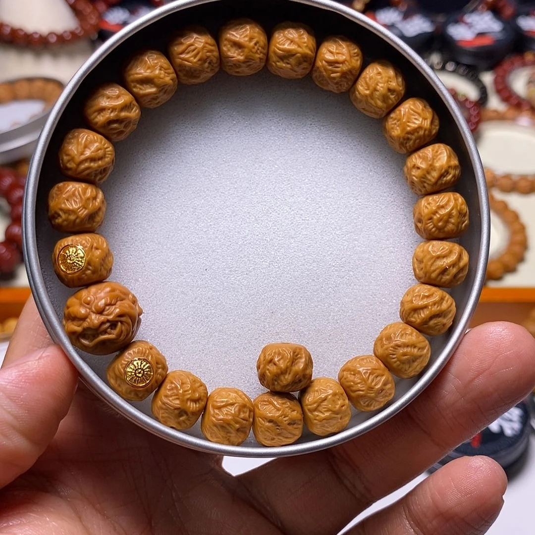 猴头核桃手串恶僧精工观山无相尺寸10+全品