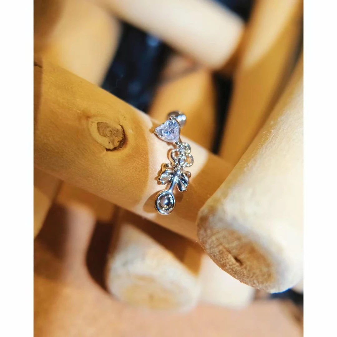 铜合金锆石耳饰 DXX小晰饰品-新品-单只耳饰44123