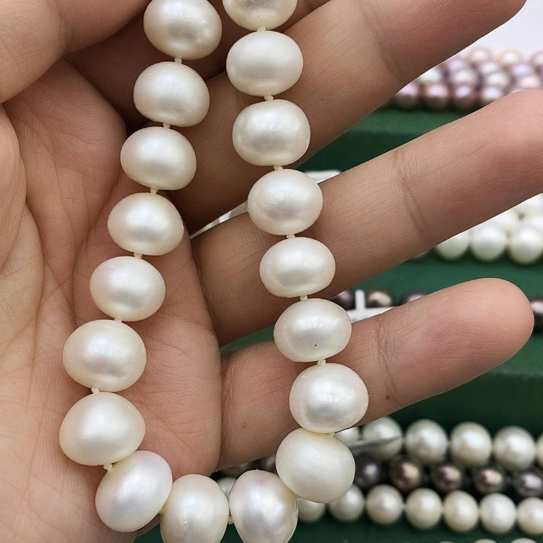 项链未镶嵌淡水珍珠12-13mm无核