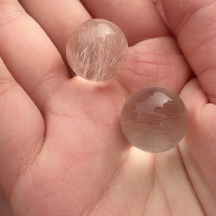 定制兔毛水晶单珠未镶嵌水晶