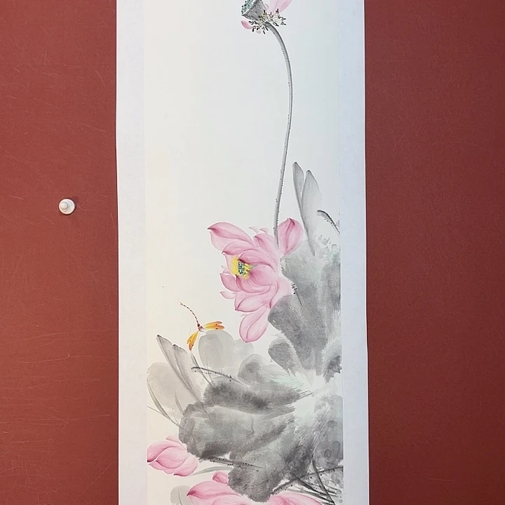 国画听兰老师花鸟