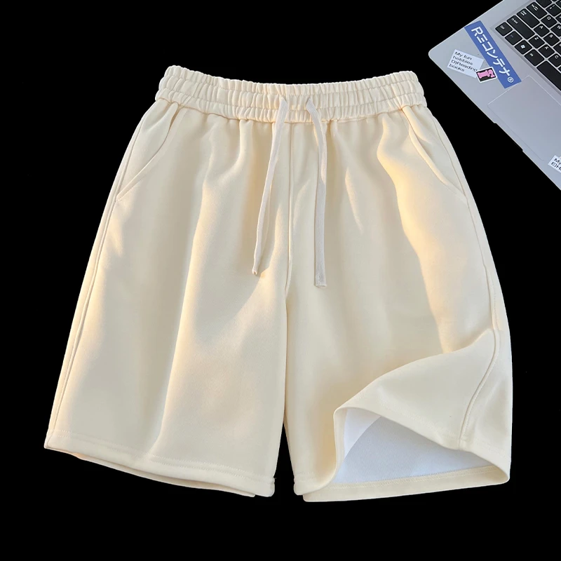短裤潮纯色夏季休闲夏装休闲短裤中裤潮流港风休闲裤720