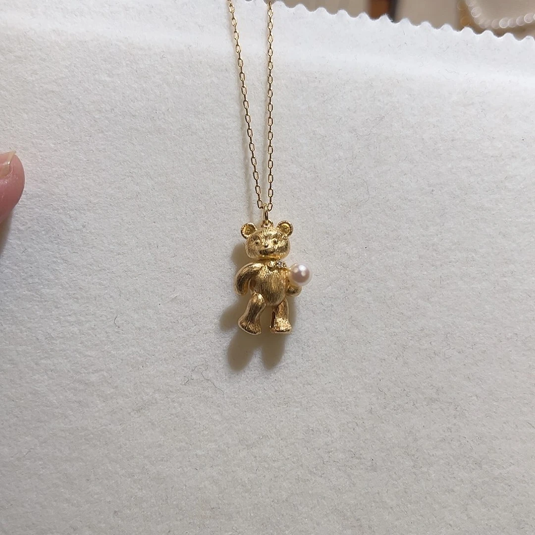 颈饰银S925镶嵌海水珍珠