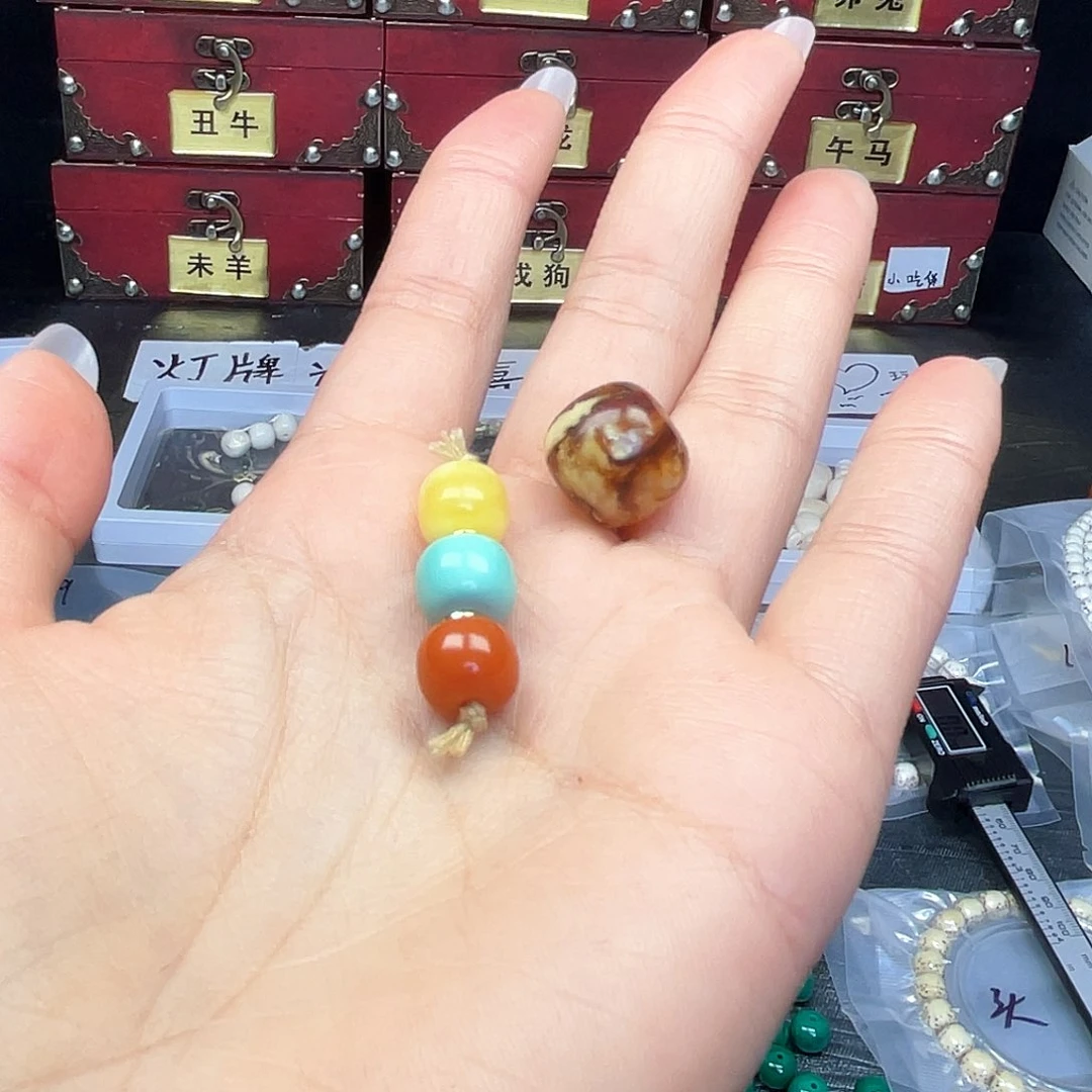 星月菩提吊坠手串