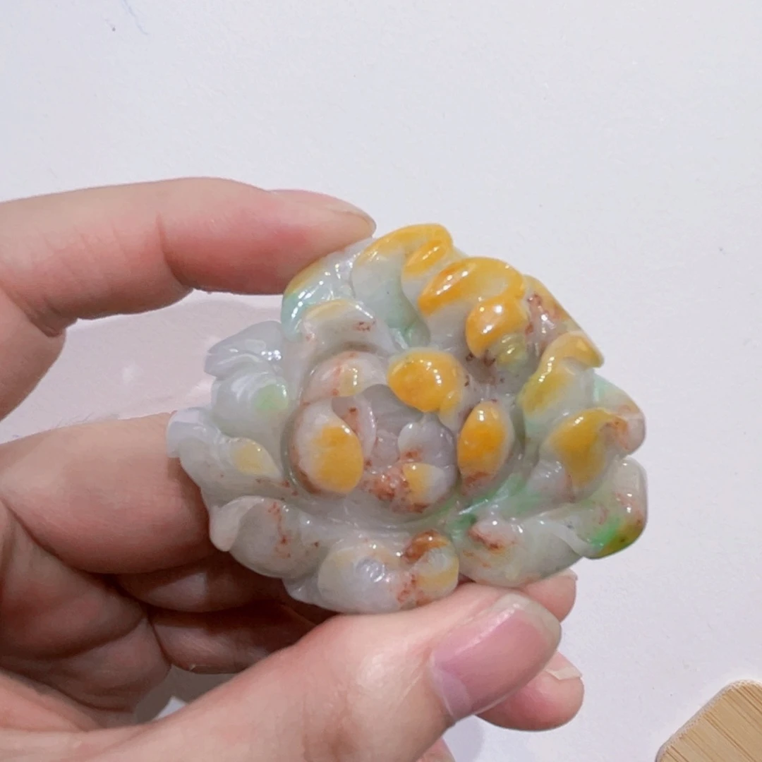 翡翠未镶嵌吊坠(赠链)代编织