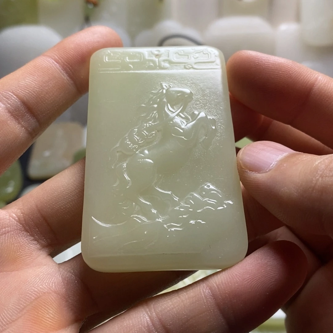 永***珀方解玉石牌子款大号马牌