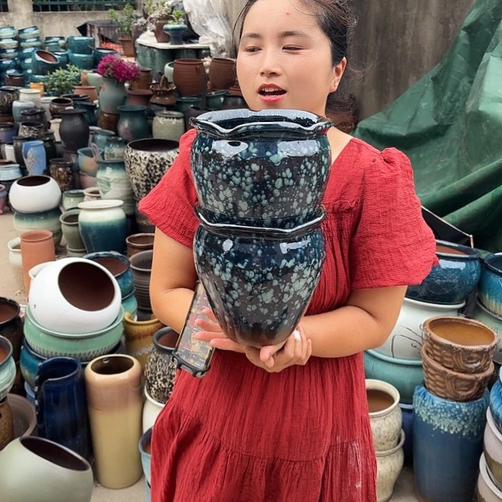 20口19瑕疵两个盆子。 高