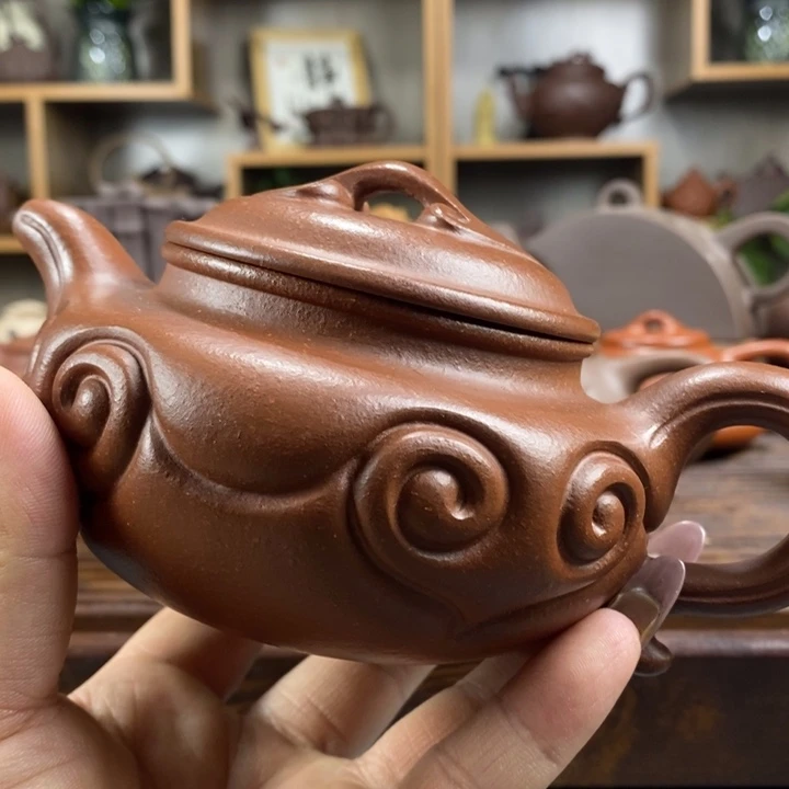 紫砂茶壶骄*原矿紫砂壶