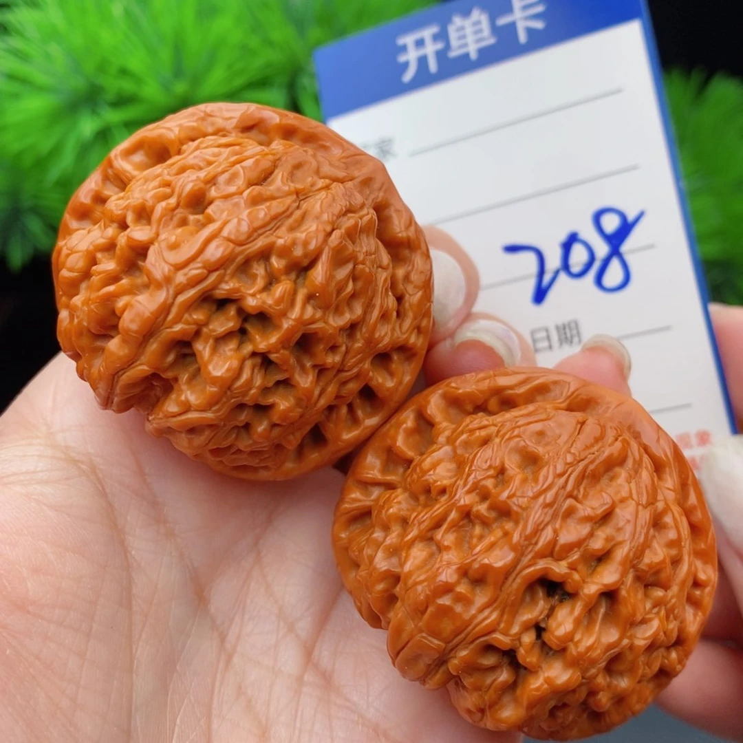 文玩核桃把件43水龙纹208