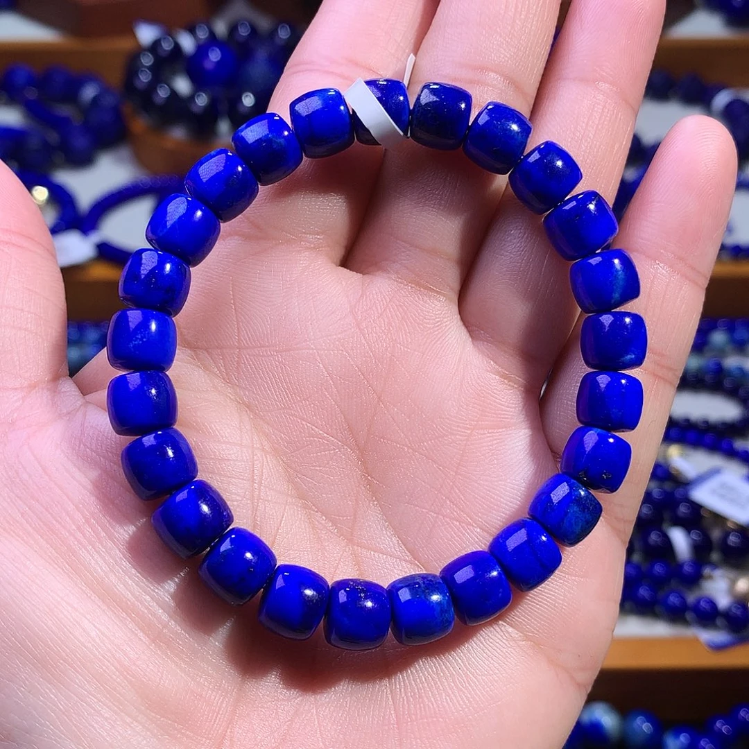 青金石未镶嵌手串8m精工直切老型2130