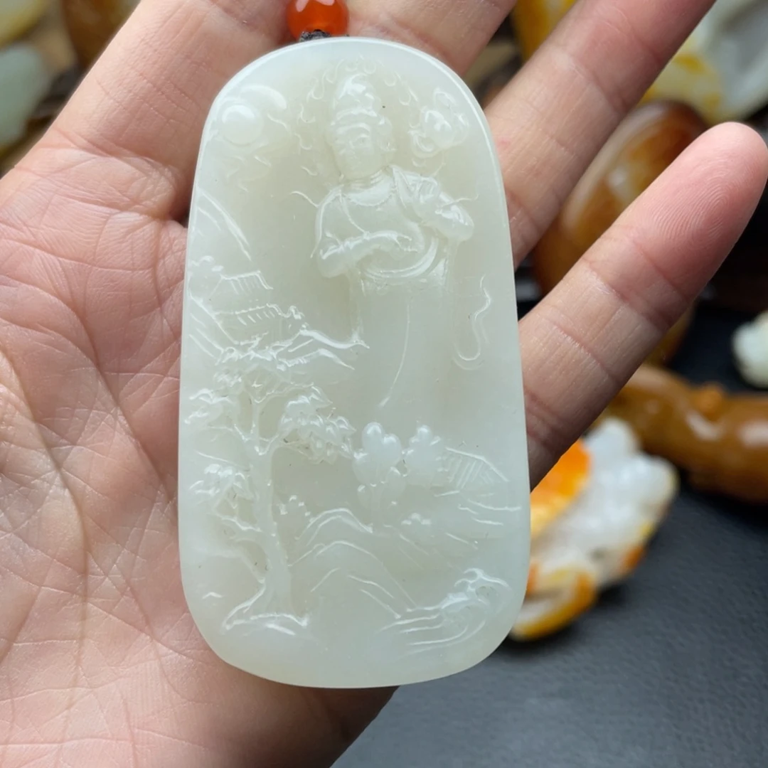 颈饰未镶嵌和田玉