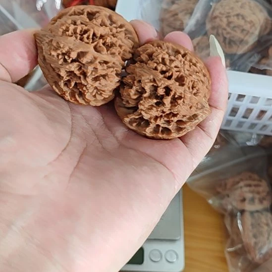 文玩核桃把件44左右满天星练手对编号0016