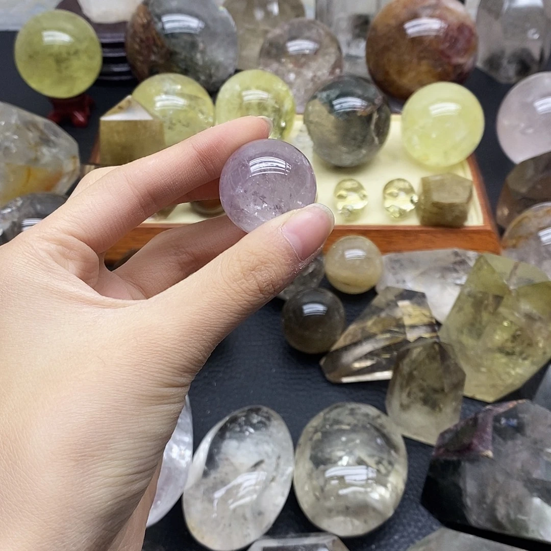 珠宝半成品未镶嵌水晶120水晶石