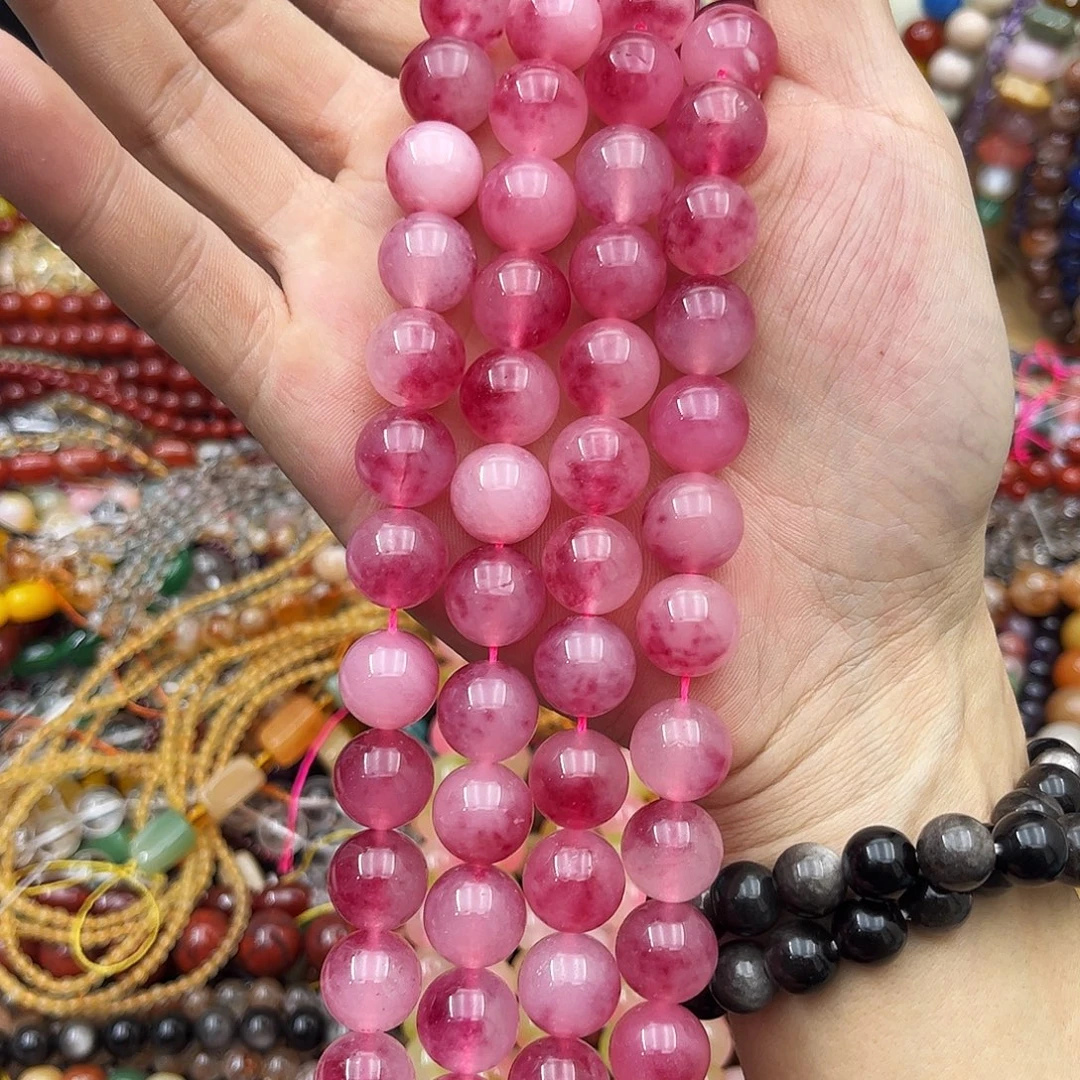 玛瑙/玉髓未镶嵌珠宝半成品k14樱花雨