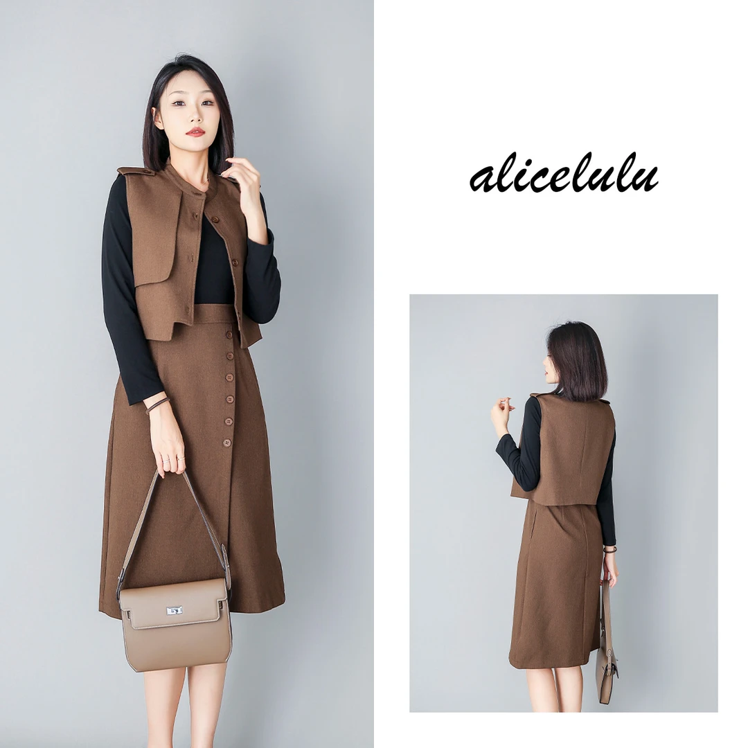 4[alicelulu] “风中优雅”女装套装 气质通勤 时髦层次 S2139111T