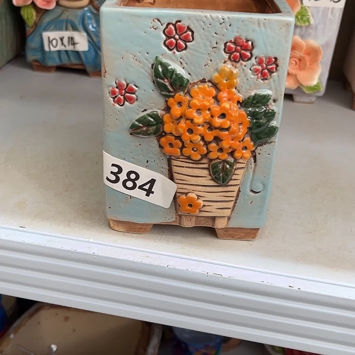 粗陶材质多肉花盆