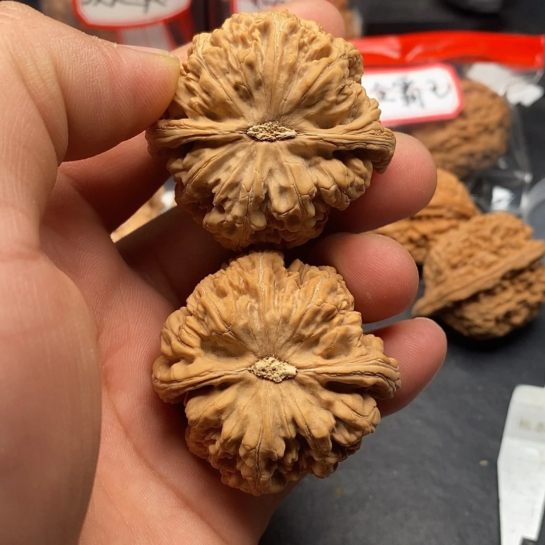 文玩核桃把件老**枥粗48全品