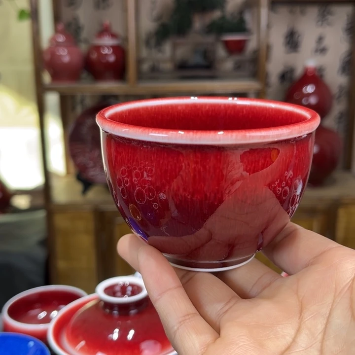 景德镇陶瓷浅行大缸杯