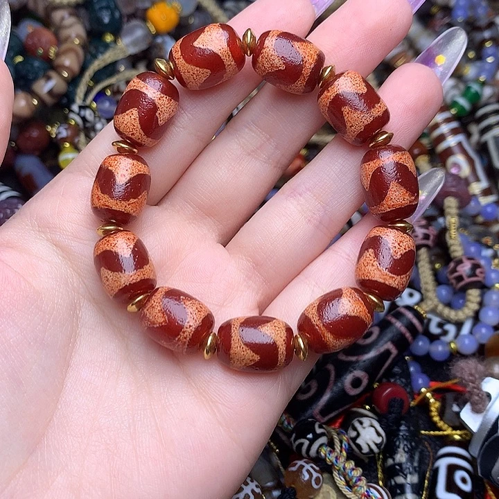 玛瑙/玉髓未镶嵌发一条