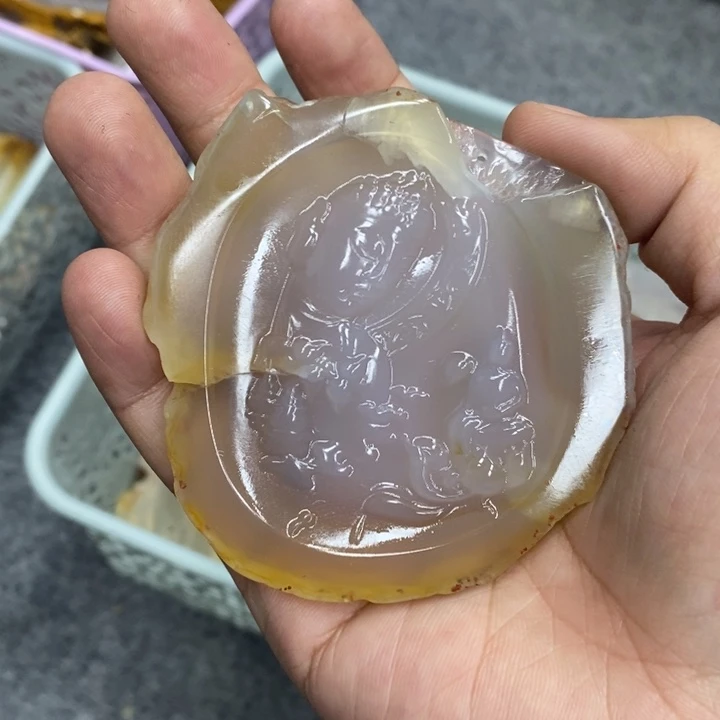 玛瑙/玉髓吊坠(不含链)未镶嵌