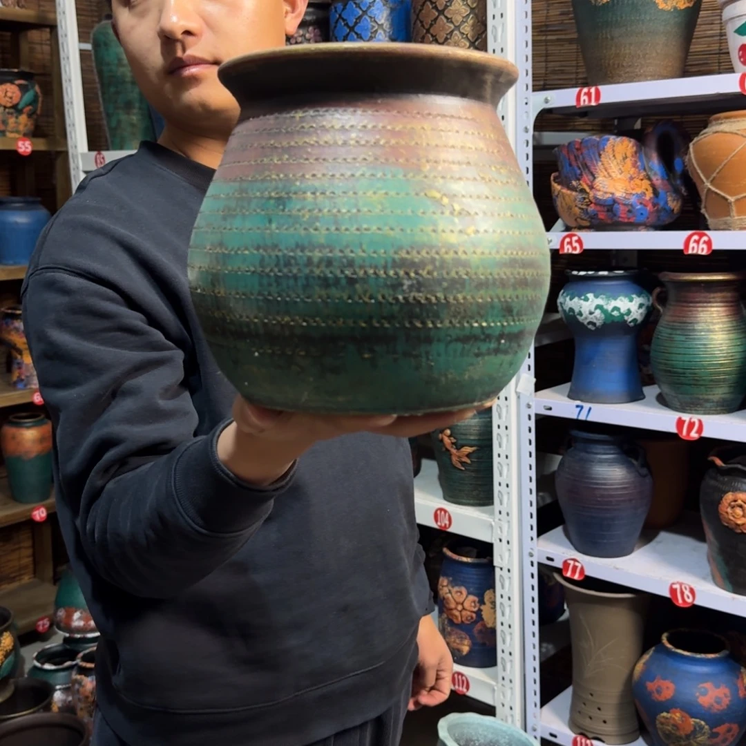 带孔高端浮雕花盆炸炸炸