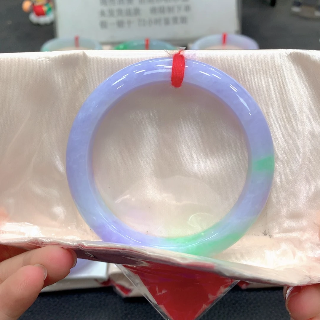 翡翠未镶嵌手镯61正