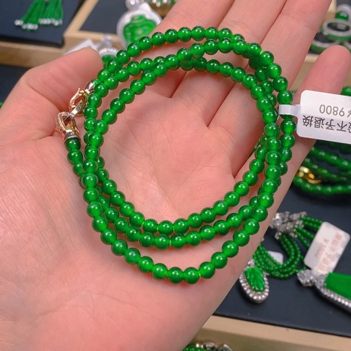 翡翠未镶嵌颈饰S****月卡5