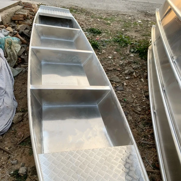 【同款低价】户外双人镁铝合金渔船养殖钓鱼河道清污加厚特厚渔船