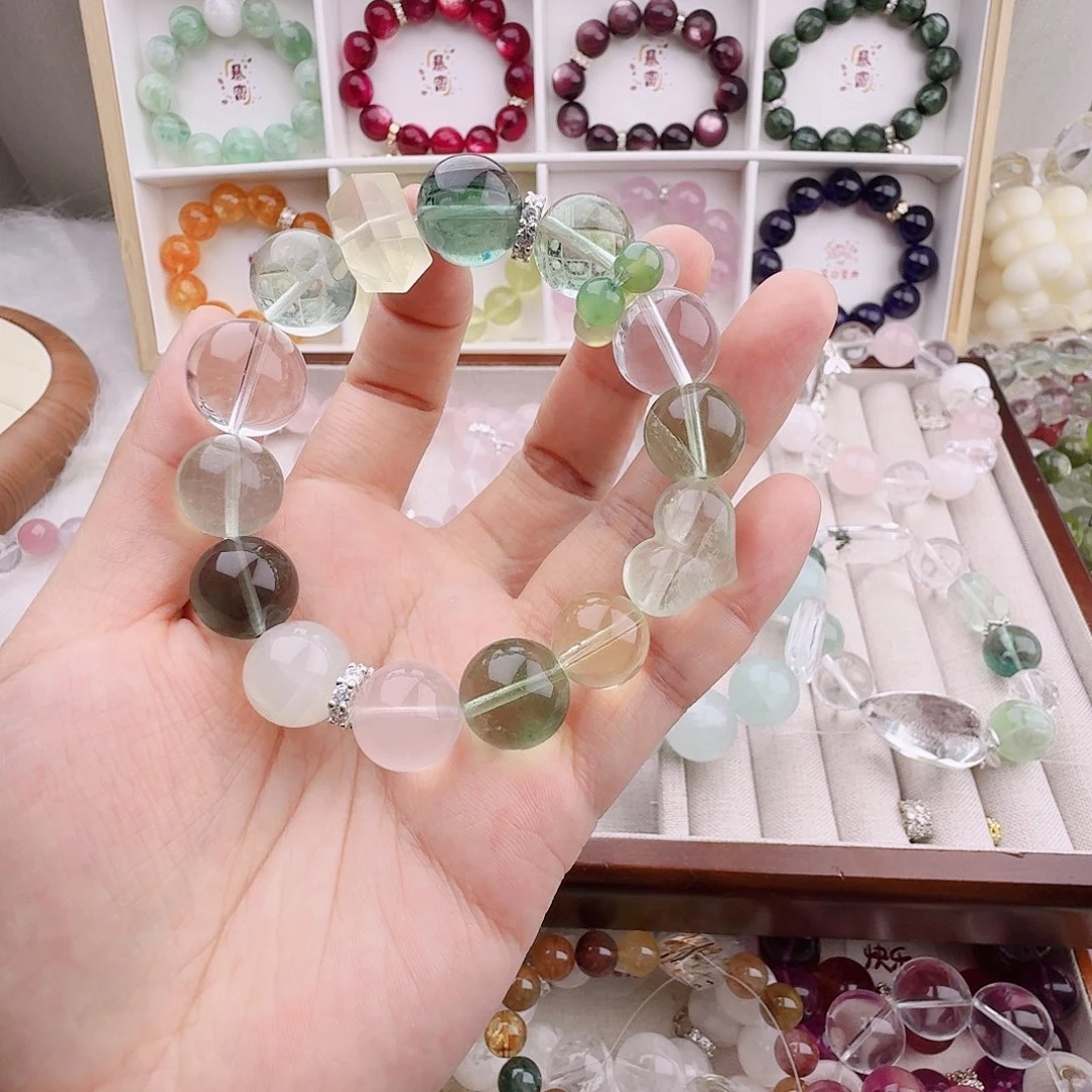 水晶手链未镶嵌鼎**说水晶