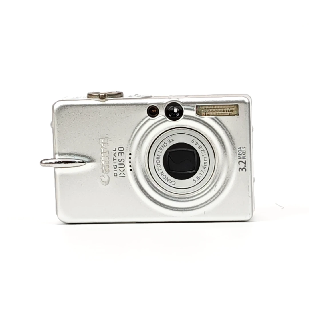 95新 Canon/佳能 ixus30复古银色稀有银色320万像素ccd数码相机