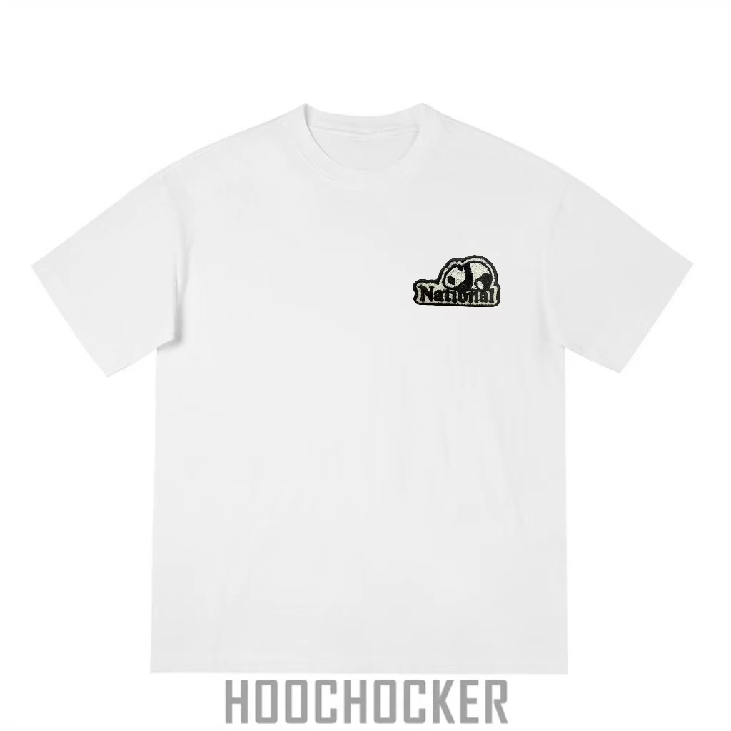 【奢牌专属价】NN熊熊猫.刺绣新款休闲重磅T恤百搭透气纯棉春夏情侣