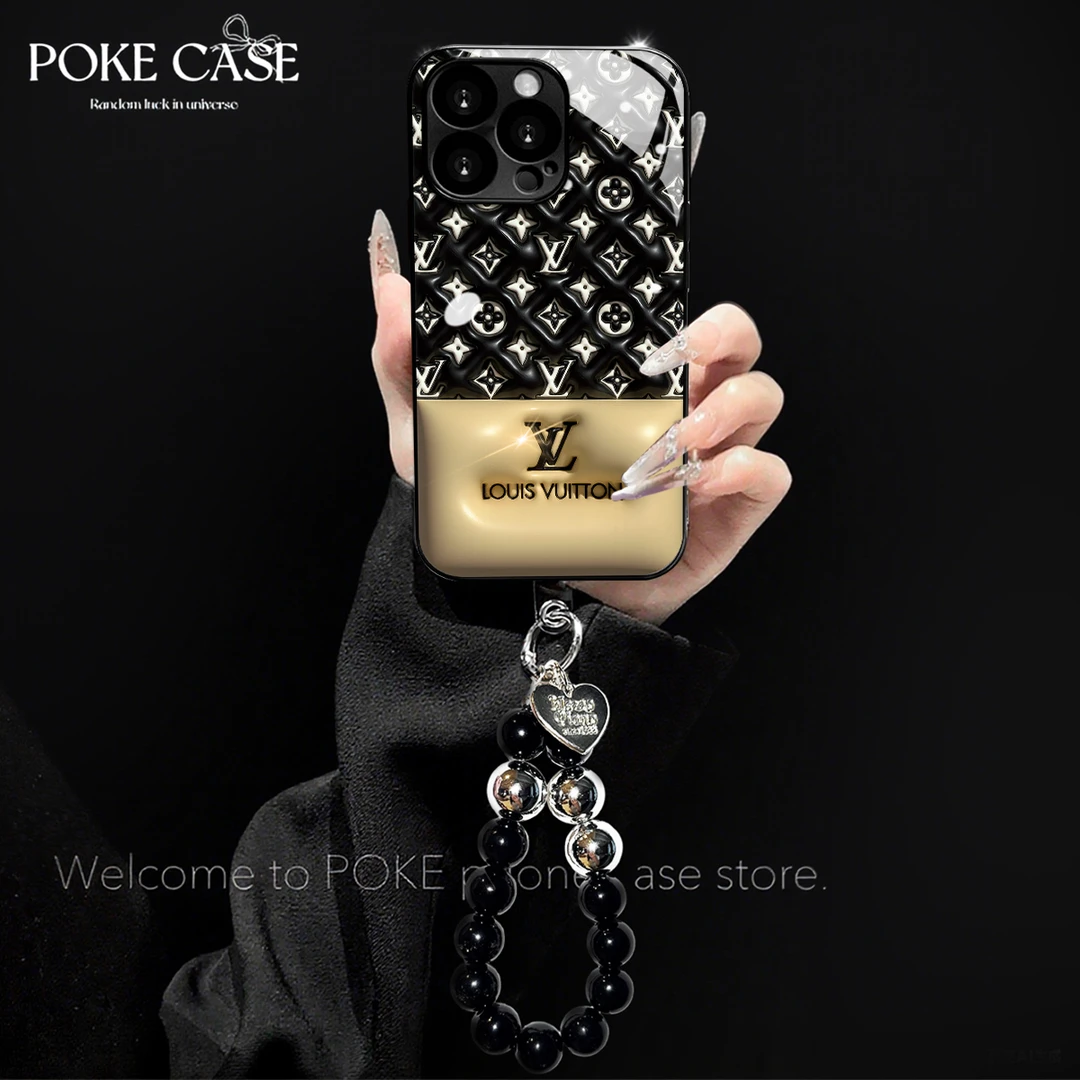 高级电镀玻璃高级拼接适用苹果oppo华为vivo小米手链手机壳