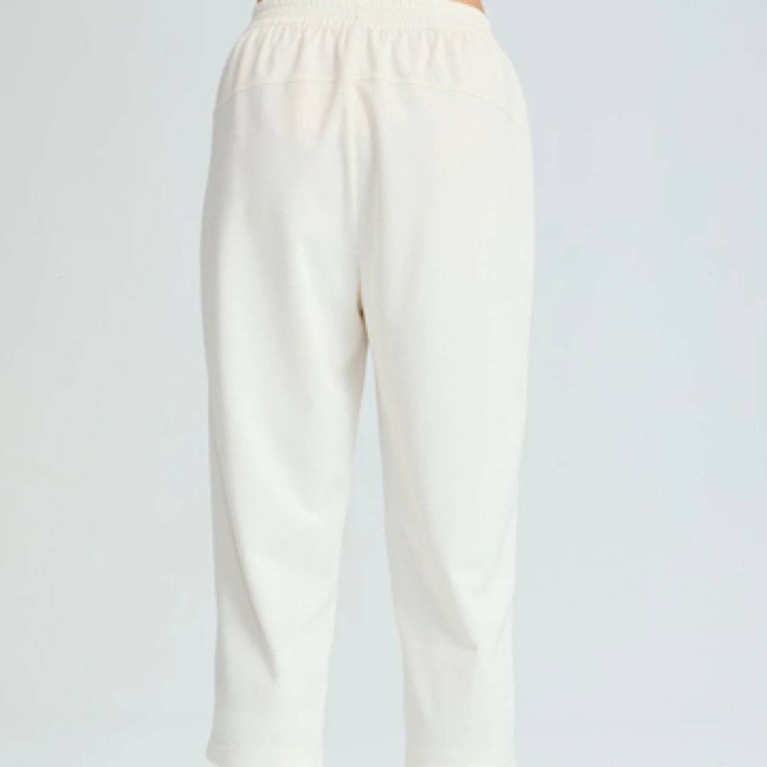 水淼2025夏季最新款休闲时尚针织萝卜裤女宽松裤0526