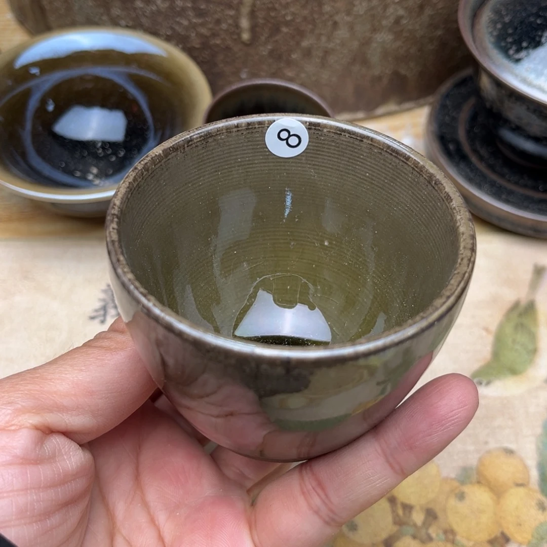 茶盏义兴龙窑坚持真柴烧