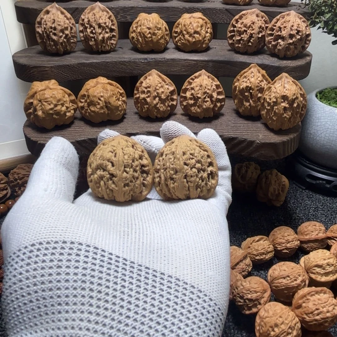 把件文玩核桃承德密纹36边