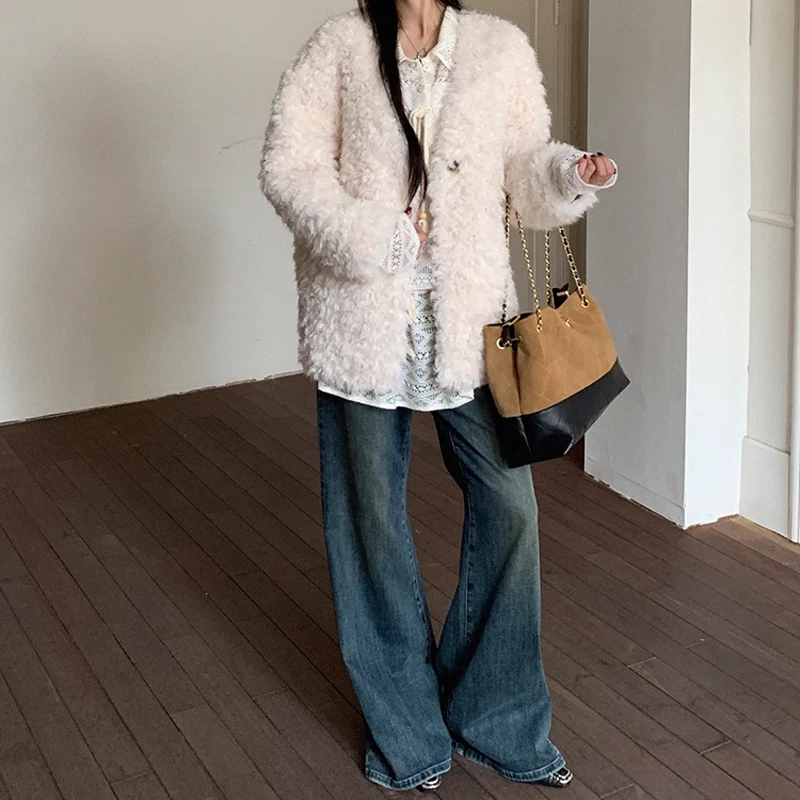 【七七清仓】休闲棉衣白色棉袄宽松冬季外套保暖HD短外套254M3444