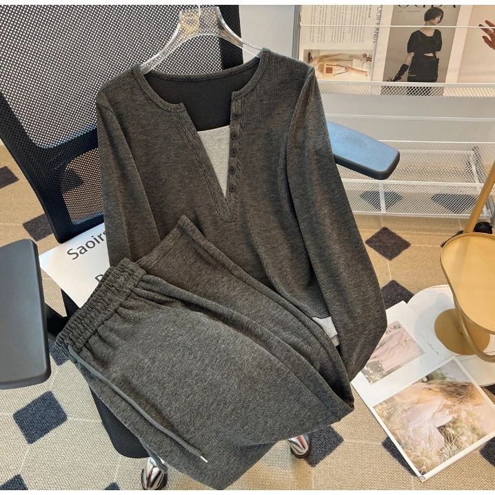 【大码】女装105两件套套装