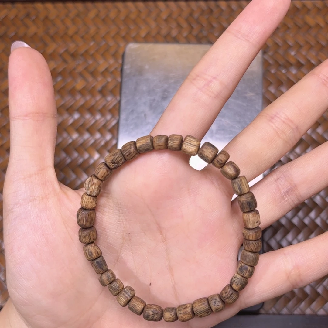 香榧木海南莺歌绿随行手串新粉福利3克